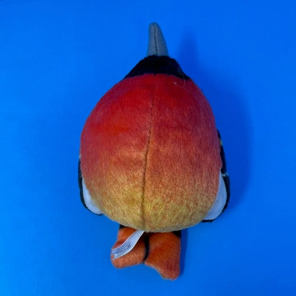 Wild Republic Baltimore Oriole Small Black‎ Orange Tweets Sound Bird Plush Toy